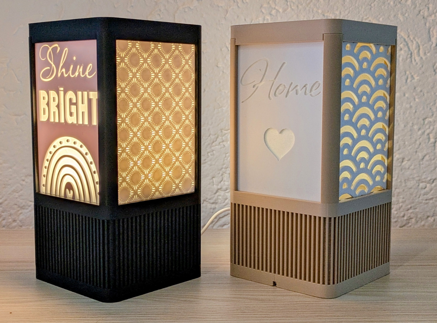 3D-gedruckte Bildlampe – Personalisiertes Licht mit Kunstmotiv