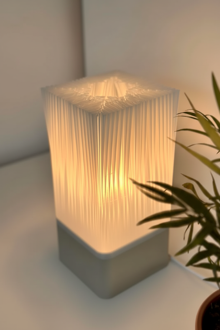 Lampe – Sockel Knochenweiß
